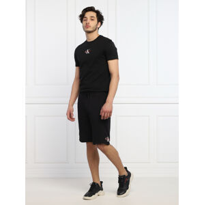 Calvin Klein pánské černé teplákové šortky - M (BEH)